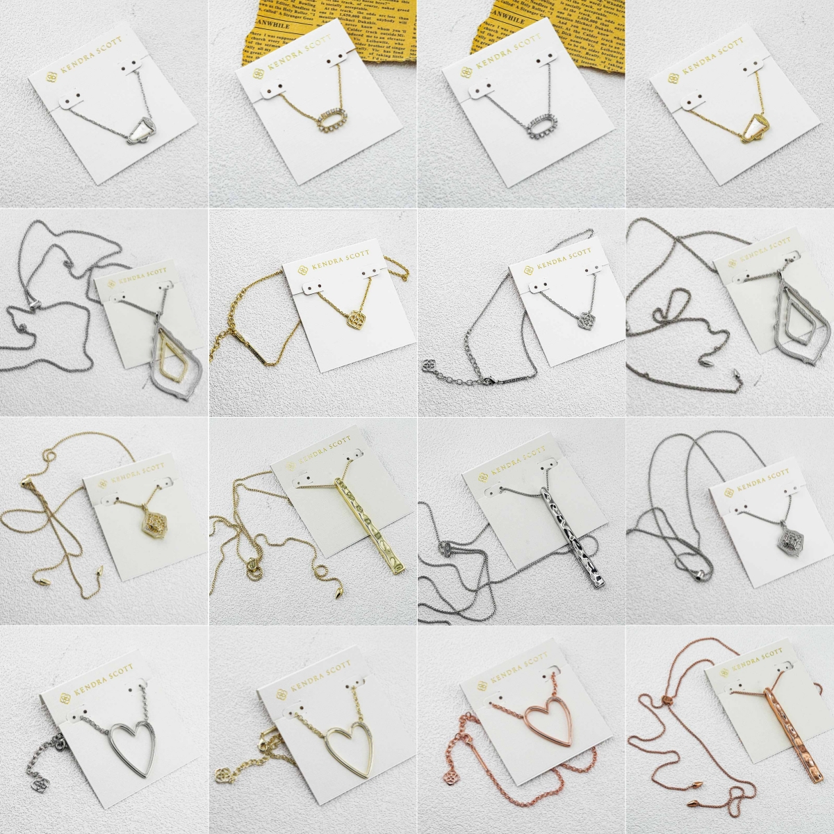 KS Fashion Jewelry Gold Heart Pendant Necklaces Kendraly Necklace Jewelry Scotts Chain Elegance Oval Female Collar As Birthday Gift