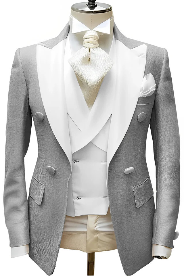 Khaki mens three piece elegant wedding tailcoat custom dress slim fit jacket XS-5XL mens clothing 250402