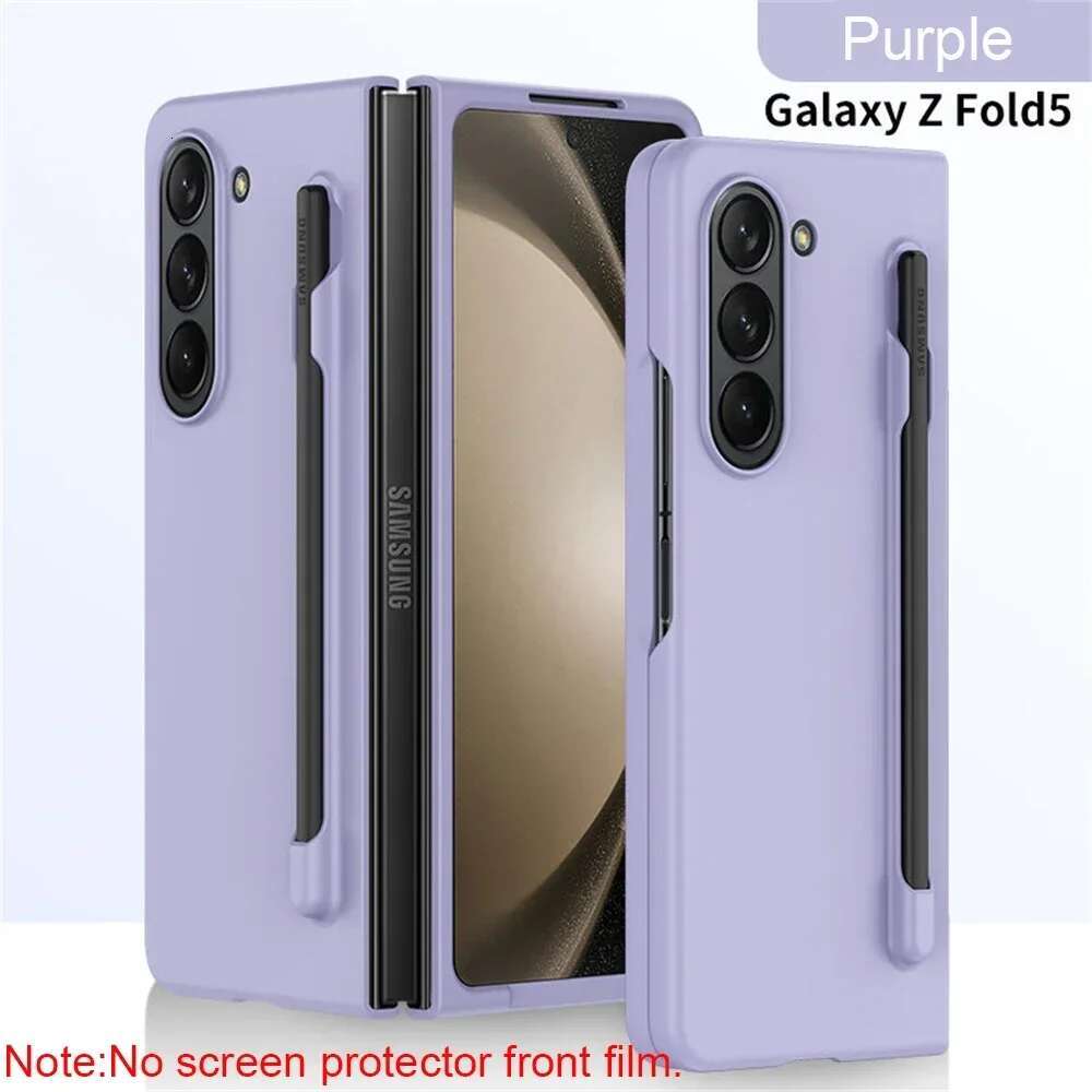 Skin Feel Slim Case for Samsung Galaxy Z 6 5 4 3 with Stylus Pen Slot Holder Plastic Fold Shockproof Protection Hard Cover