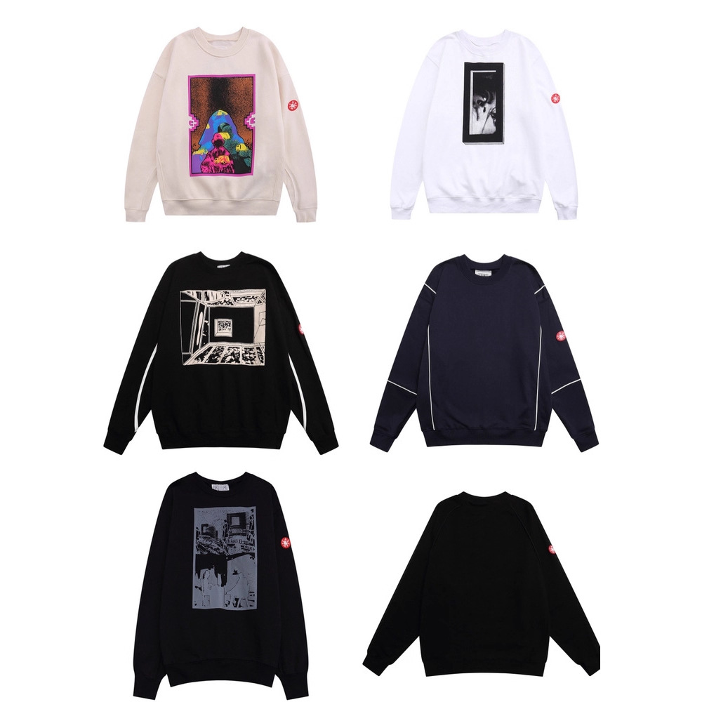 CAVEMPT C.E Men's Hoodies Cardigan Batik Loose Casual Men Women High Quality Daily Print Round Neck Sweatshirt Japanese Trend CAVEMPT Hoodie C.E 
