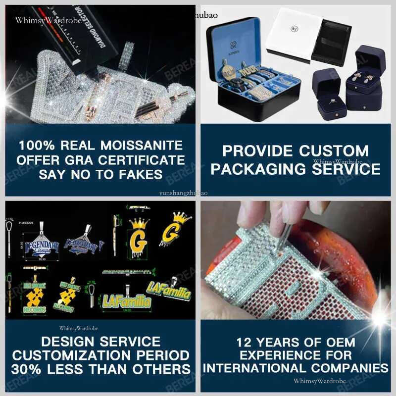 IGI GIA Certified Lab Grown Dia 10K 14K Solid Gold Bracelet Iced Out 3MM 4MM 5MM Vvs Moissanite Tennis Chain