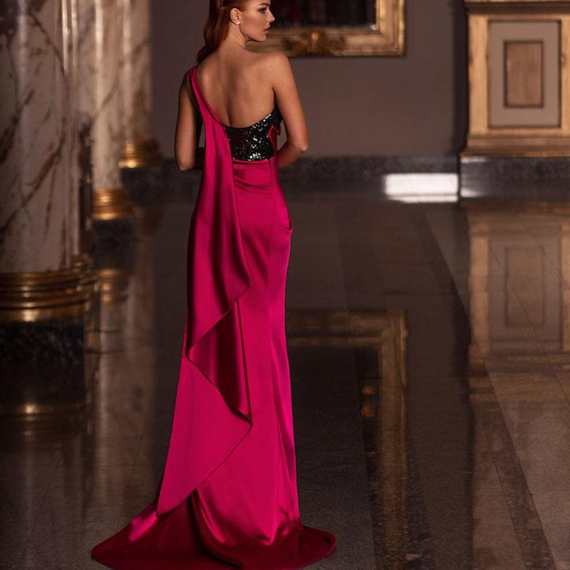 2025 Spring/summer New Womens Dress Low Cut Open Skirt Floor Draping Slimming Glitter Dress