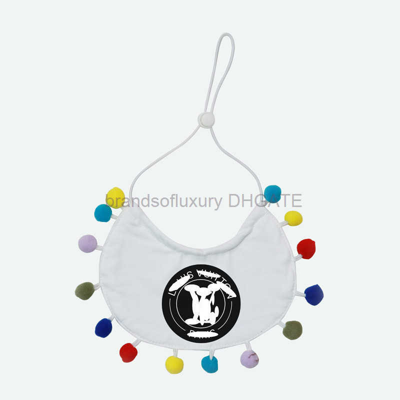 Pet dog scarf drool bib knitted ball