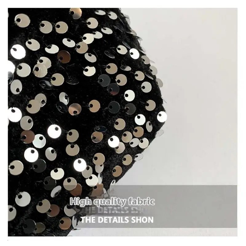 Large capacity travel bag suitable for women single shoulder bottom versatile highend textured sequin sparkling handbag 250401