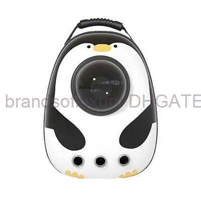 Cat bag for outdoor use portable porous breathable pet bag casual simple backpack space bag cat supplies eggshell bag
