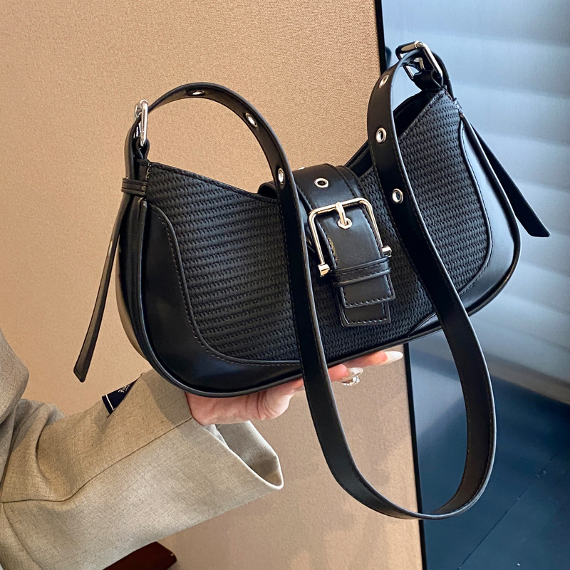 2025S Designer Women S Bag Baobao Women S Urban Spicy Girl Trendy Underarm Unique Texture New Moon Simple One Shoulder Crossbody Bag