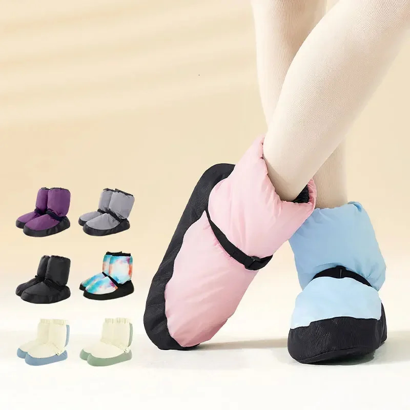 Dance Ballet Shoes Dance Boots Warm Ballet Boots Dance Shoe Winter Boots Warm Up Training Shoes Ballerina Boots 250402