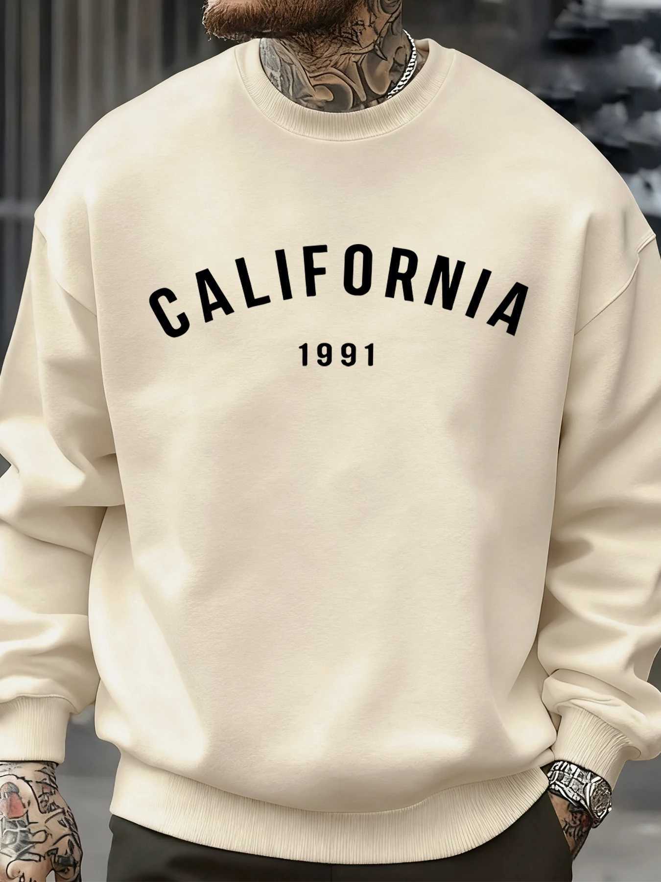 Califirnia Letter 99 Design Man Sweatshirts Fashion Multicolor Pullover Fleece Casual Clothes Crewneck Sportswear Autumn Tops W251106
