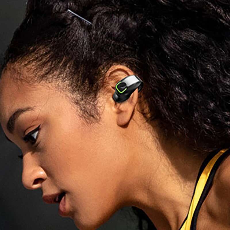 Ear Clip Headphones Bluetooth 5.3 Earbuds TWS Wireless Earphones with Microphone Sports HiFi Stereo Headset for Huawei Mate 60