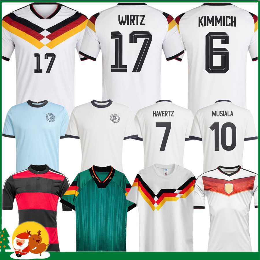 2026 Germany 125 Year Anniversary Soccer Jerseys Player HUMMELS GNABRY WERNER MUSIALA MULLER HAVERTZ WIRTZ PAVLOVIC GUNDOGAN Men Football Shirts Kids 1990 2014
