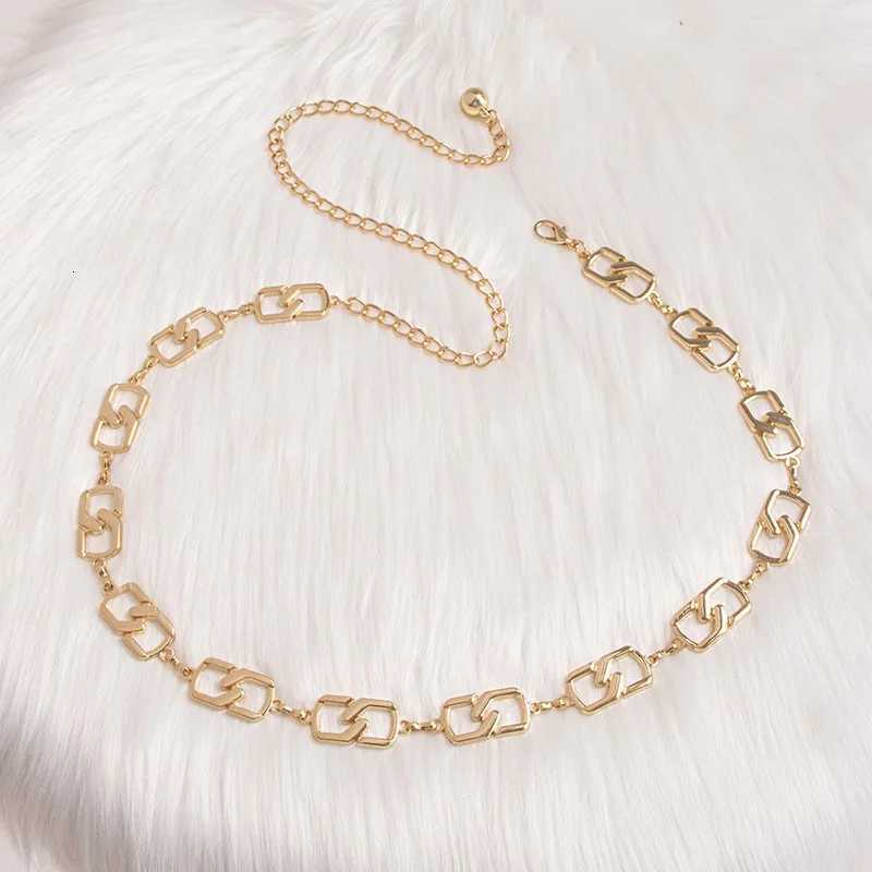 Geometric Waist Chain Womens Decorative Slim Fit Sweater Accessory Pants Belt Metal Chain Skirt Suiting Fine Waist BeltXJ251106