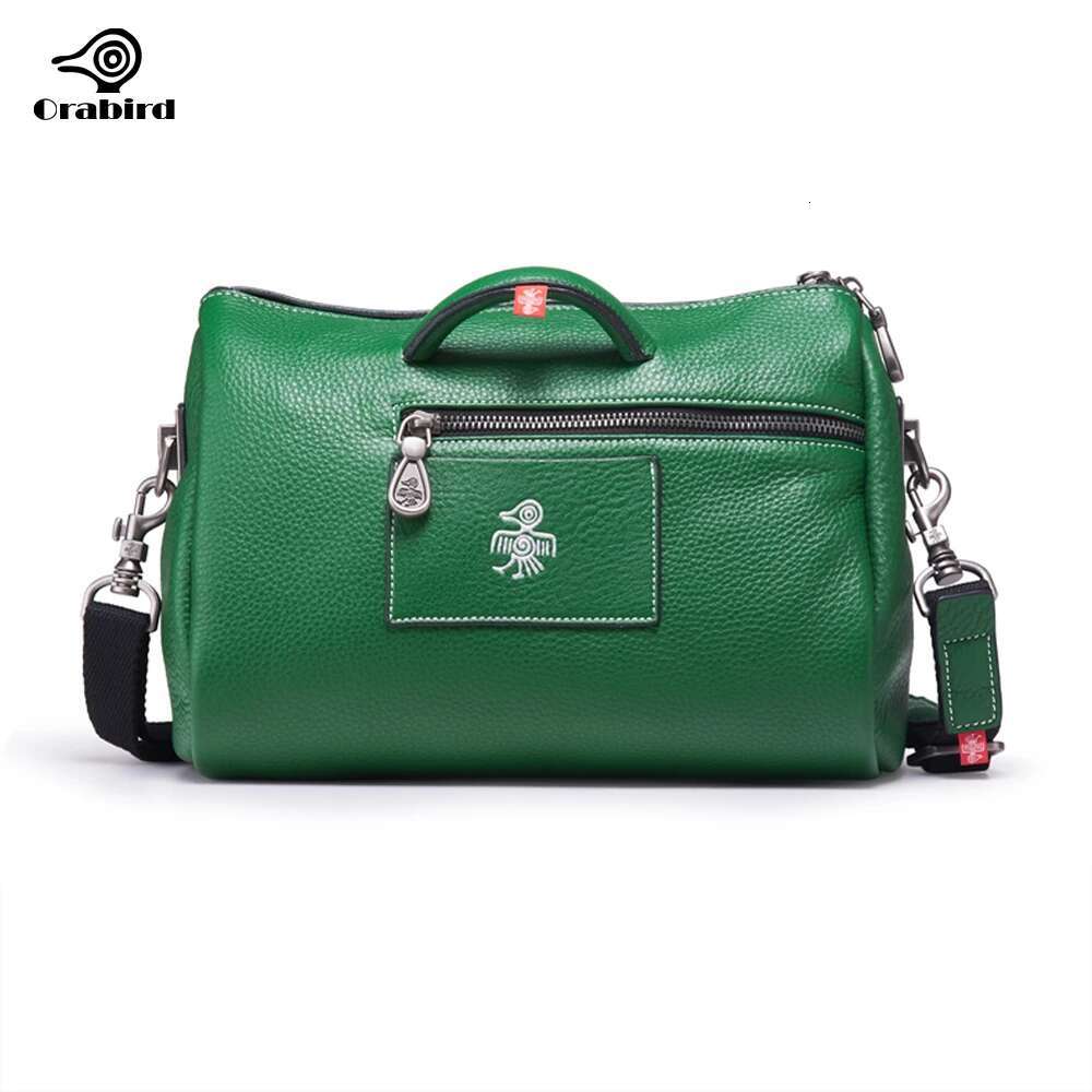 Orabird Women's Bucket Bag Crossbody Shopper Purse Soft Genuine Leather Casual Large Capacity Shoulder Handbag For Ladies