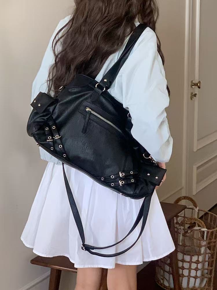 Free Shipping Cross Border Retro High-End Large Capacity Bag For Women 2025 New Simple Tote Bag Versatile Single Shoulder Commuting Bag