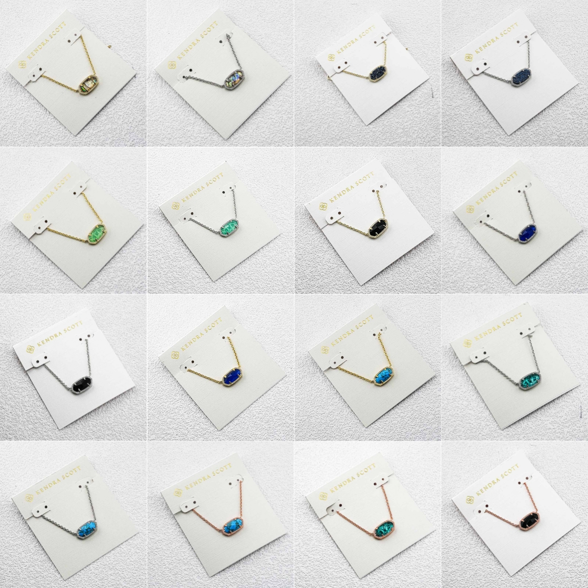 KS Fashion Jewelry Oval Crystal Nature Stone Pendant Necklaces Kendraly Necklace Jewelry Scotts Chain Elegance Female Collar As Christmas Gift