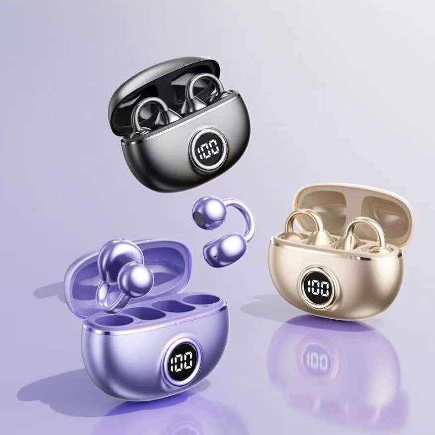 Famous Brand Smart AI Translation M Private Mold Clip Type OWS Air Conduction Open Ear Bluetooth Earphones