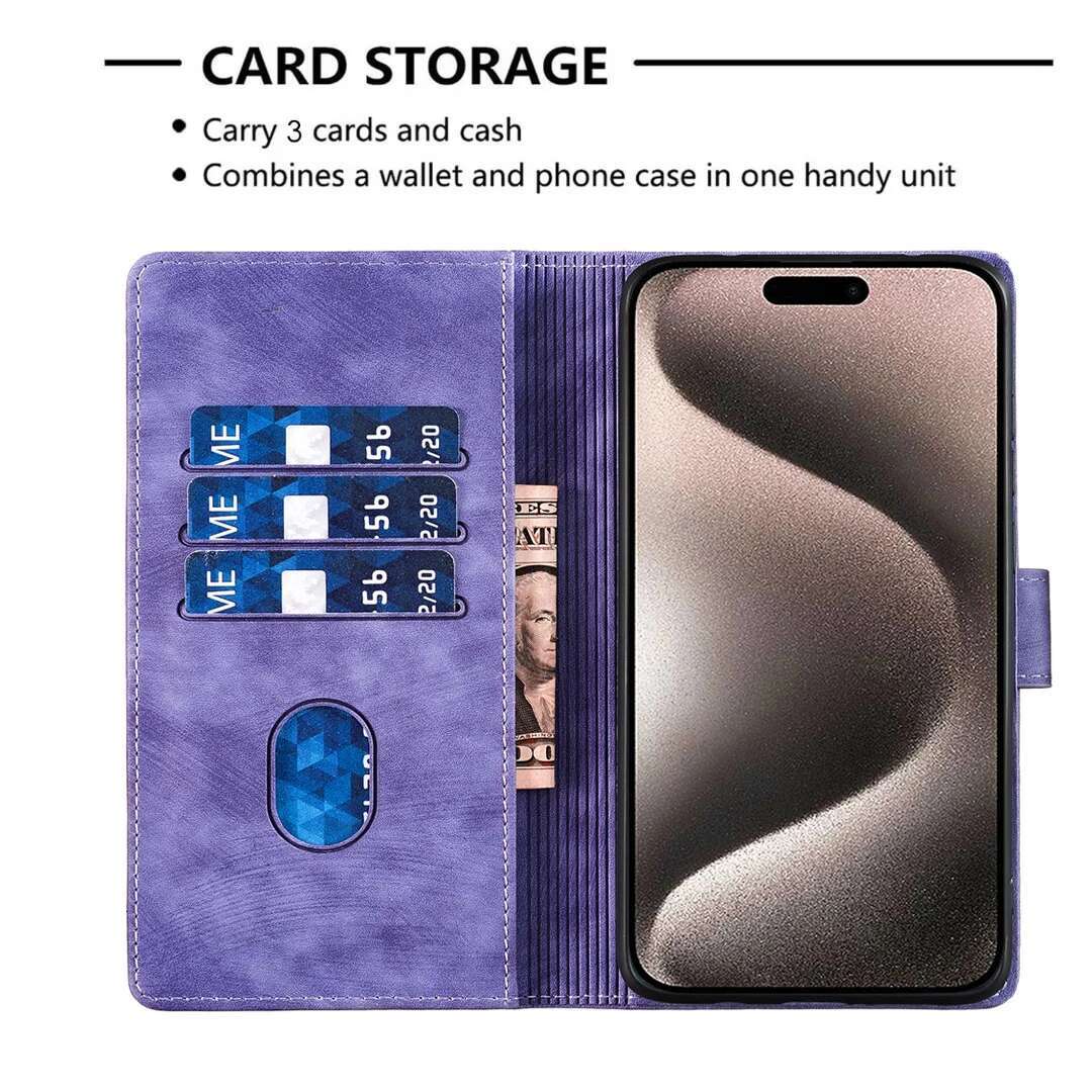 Flip Case for Samsung Galaxy A55 A54 A35 A34 A25 A24 A15 A14 A05S A13 A23 A33 A53 Cases Cat Butterfly Leather Wallet Back Cover