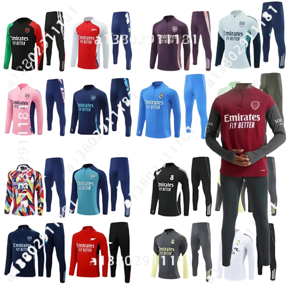 2025 2026 PEPE SAKA Pink ArsenaI tracksuit Football soccer jerseys 25 26 Madris training suit ODEGAARD THOMAS TIERNEY SMITH Transport Men Kids sportswear kit