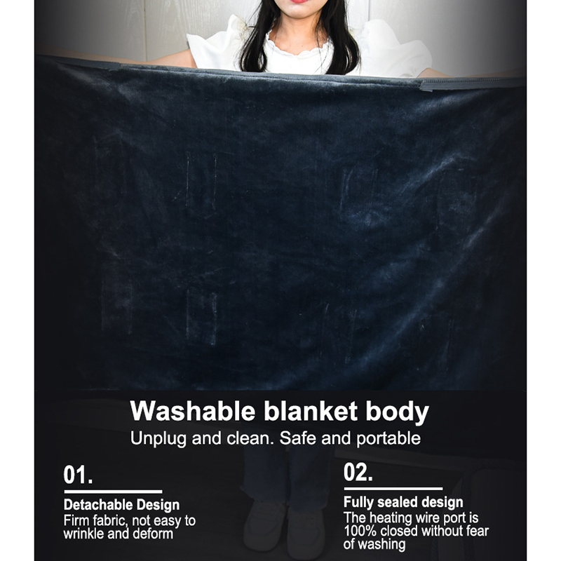 USB Camping Electric Heated Blanket Outdoor Travel Rechargeable Heated Heat Shawl Mat Indoor Throw Warmer Blanket Cushion office nap plush warm heatin