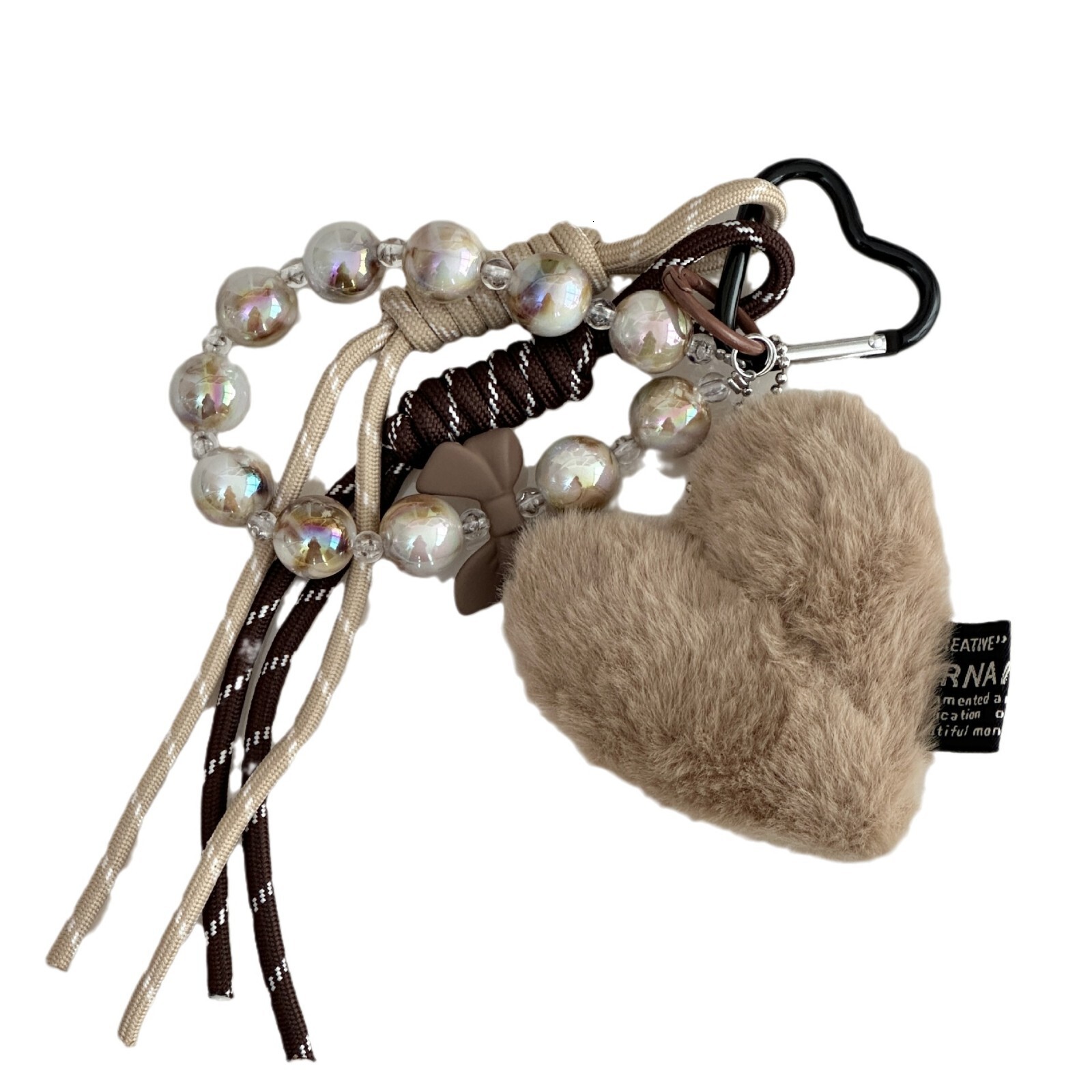 designer bag charm melard Ins leather heart bowknot fashion korean style bag pendant plush car keychain