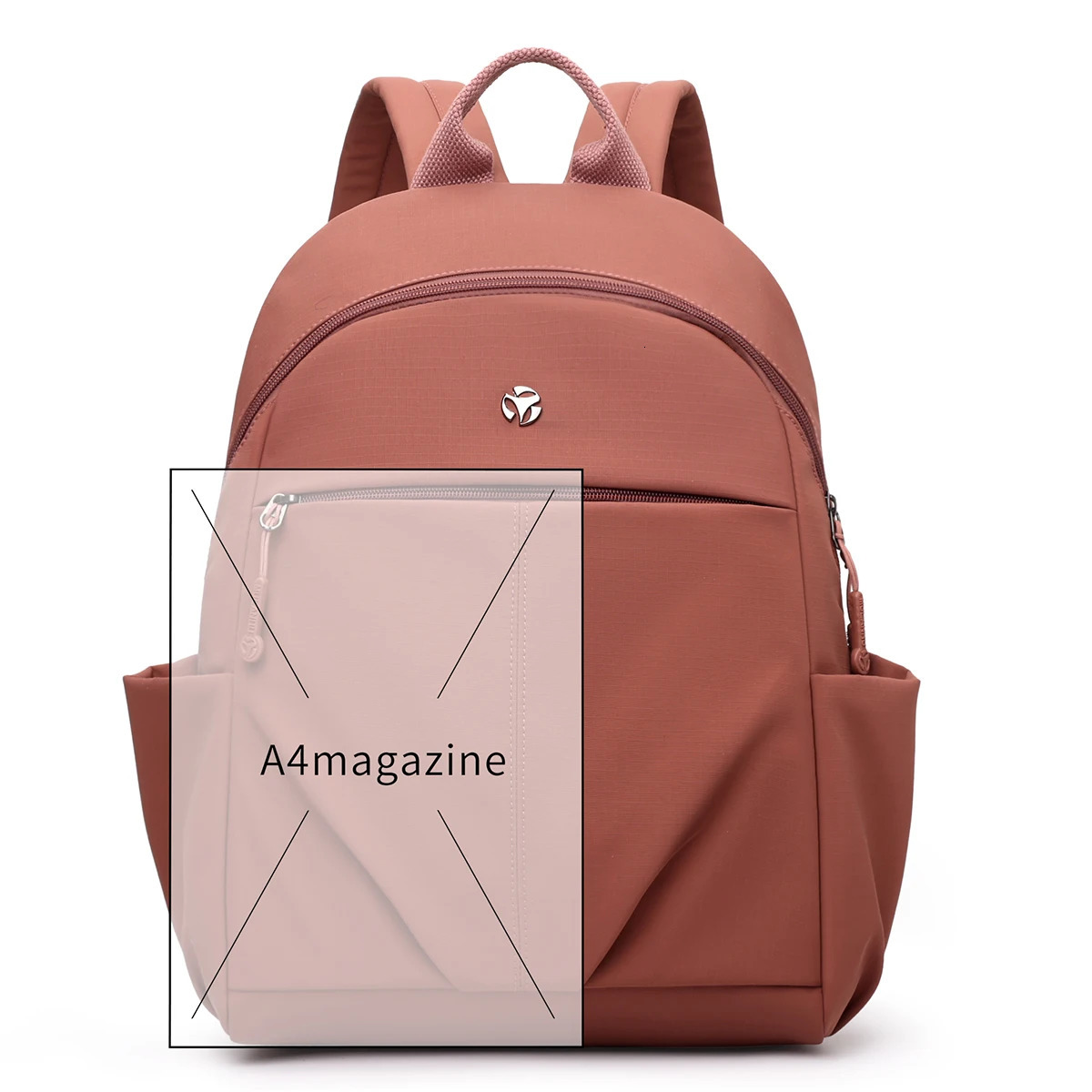 Fashion Backpack Female College Student Waterproof Nylon Rucksack Womens Lightweight Backpack Womens Large Capacity Travel Bag 250402