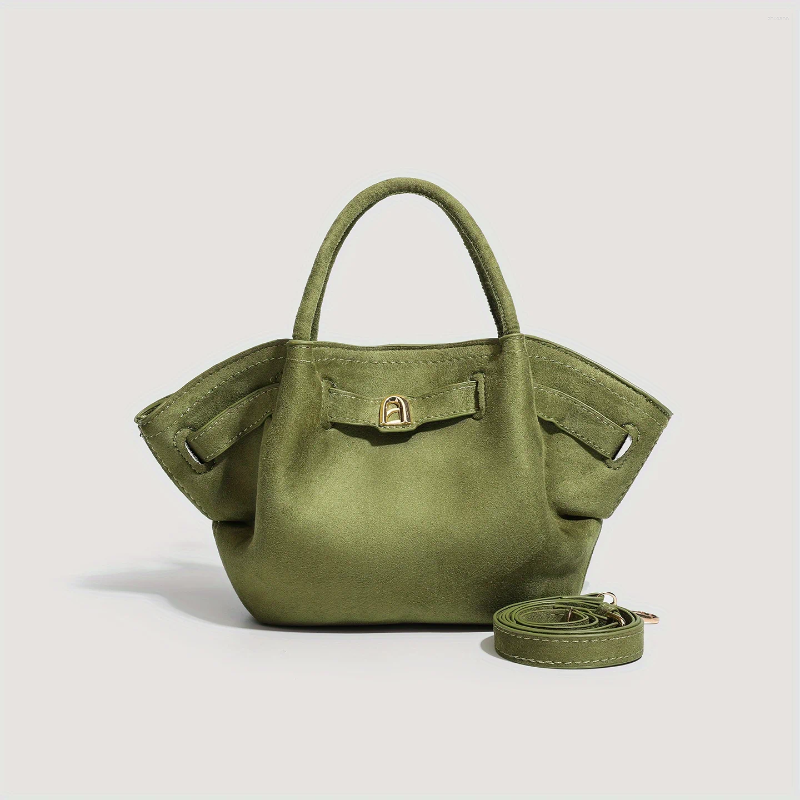 Shoulder Bags JIOMAY 2025 Women's High-end Bag Green Faux Suede Dumpling Lightweight Mini Handbag For Daily Use