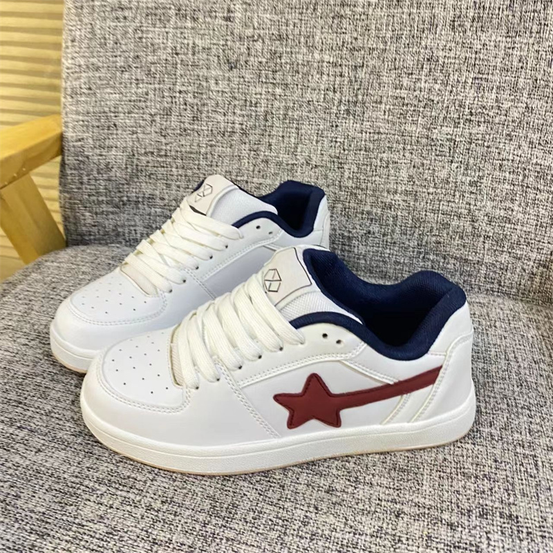 Designer casual free shipping 2025 new round headed flat bottomed trendy sports board shoes outdoor for women men