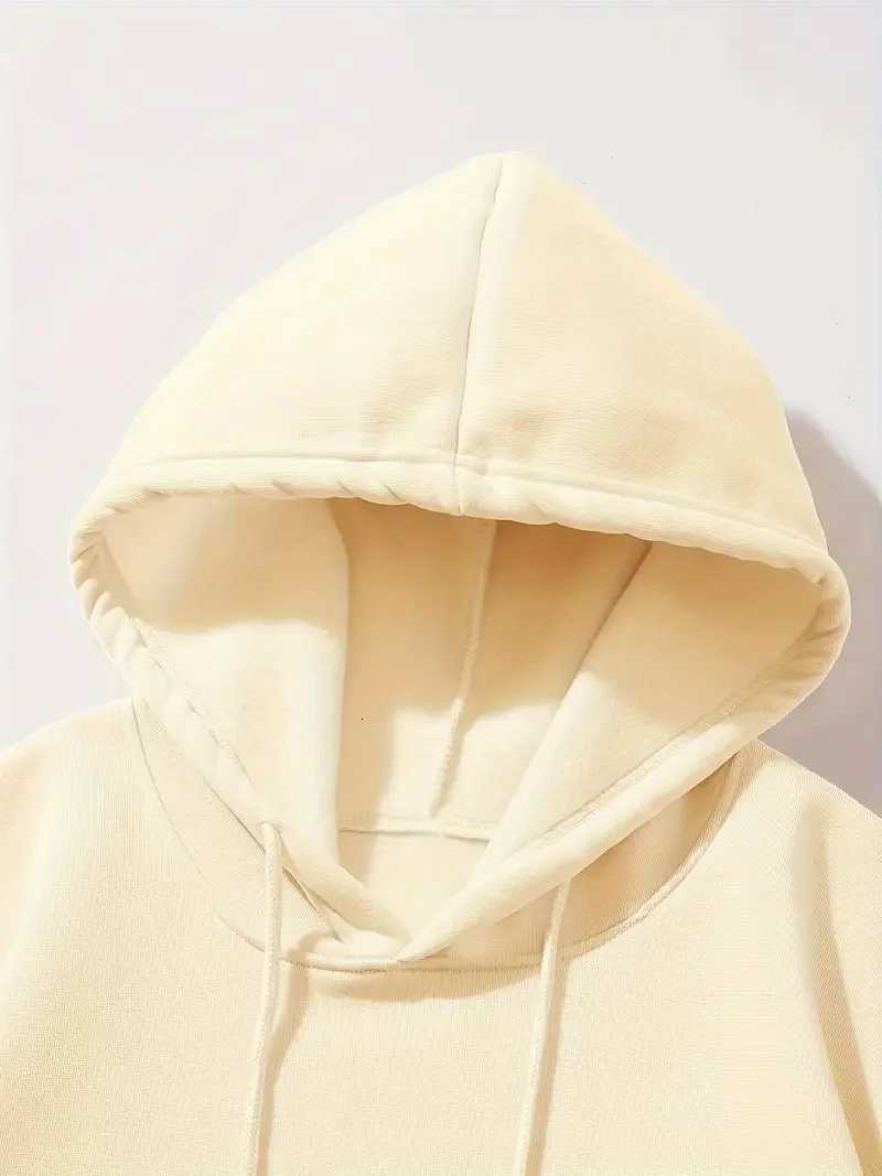 Mens autumn and winter casual loose plus size rose print fleece warm long sleeved hooded sweatshirt pullover W251106