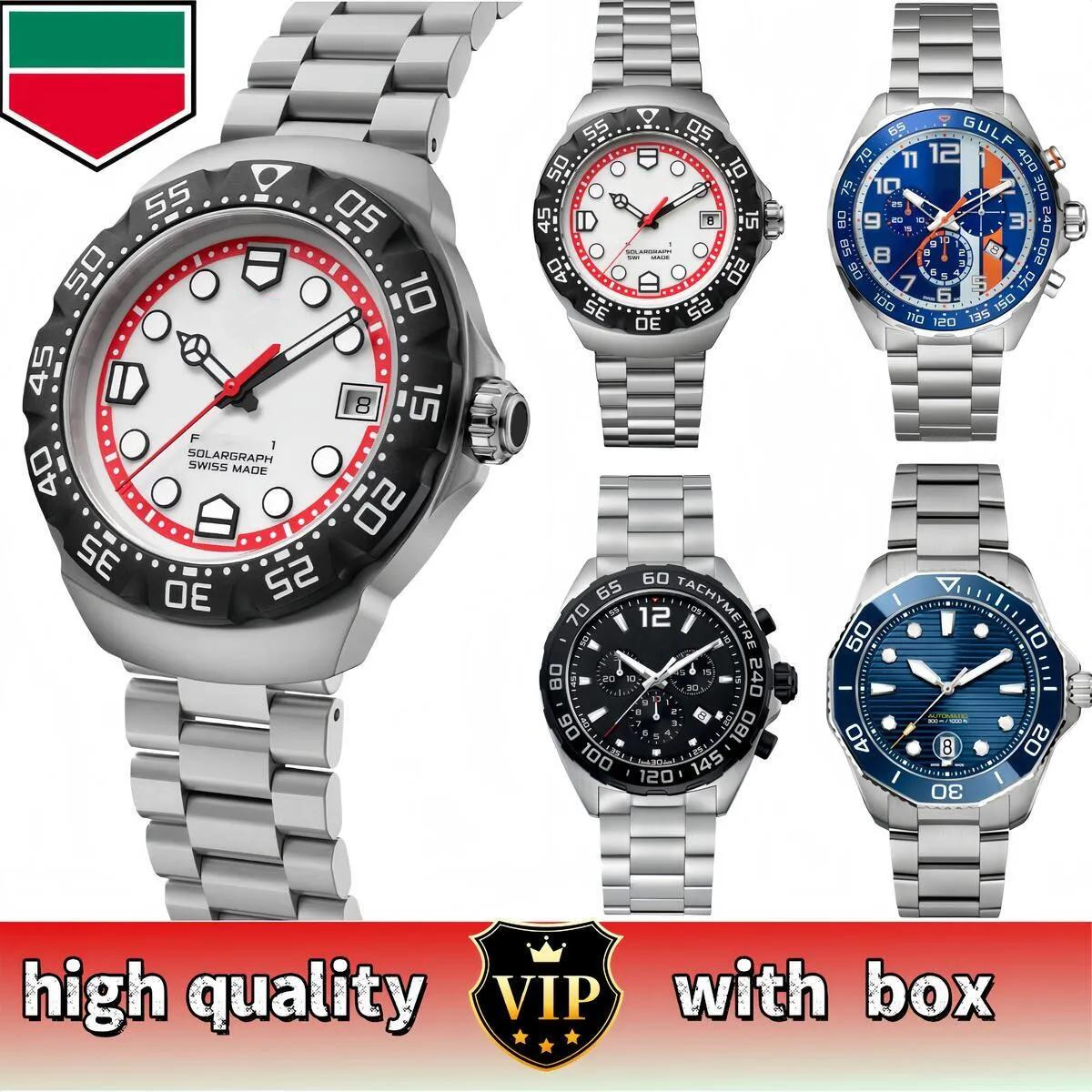 JASON007 TAGly Heuerers F1 Watches Men AAA Designer High Quality Watch Luxury Superclone Aquaracers Designer Watch Chronograph Mens Watch Quartz/automatic Watch