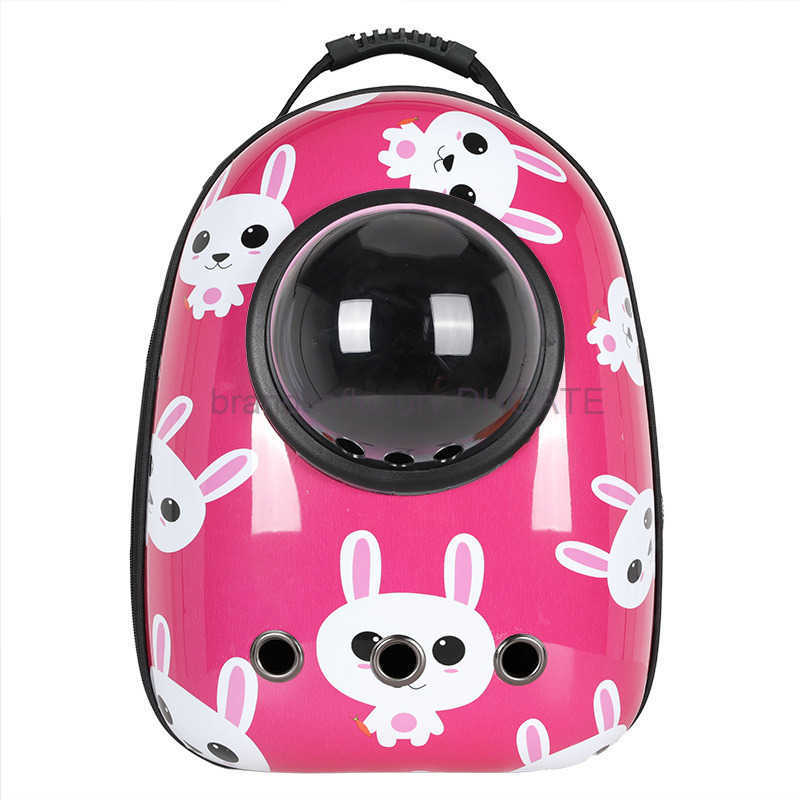 Cat bag for outdoor use portable porous breathable pet bag casual simple backpack space bag cat supplies eggshell bag