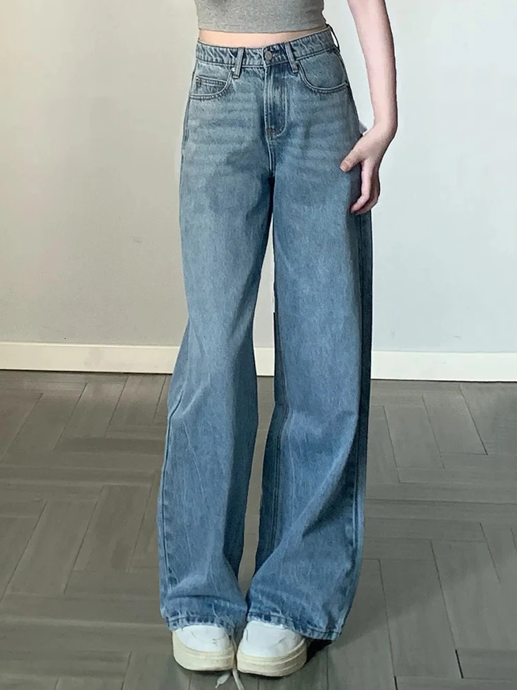 REDDACHiC Sparkly Rhinestone Letters Baggy Jeans Cute Y2k Retro Whiskers Casual Wide Leg Pants Korea Women Trousers Streetwear Z260313