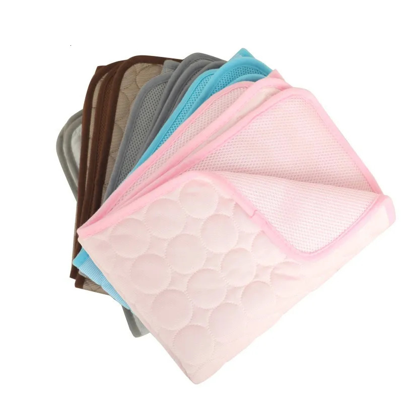Summer Dog Mat Breathable Non slip Pet Dog House Bed Polyester Cooling Dog Mat Washable Dog Accessories Soft Dog Mat 250402 - view 5