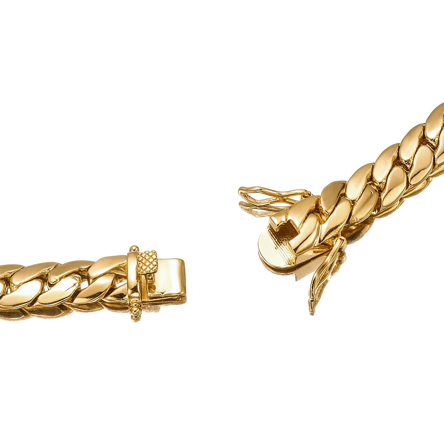 Miami cuban link chain for women making of 316L Stainless Steel plated 14K gold chain high polished punk cuban link bracelet 6/9/10mm wide mens Christ