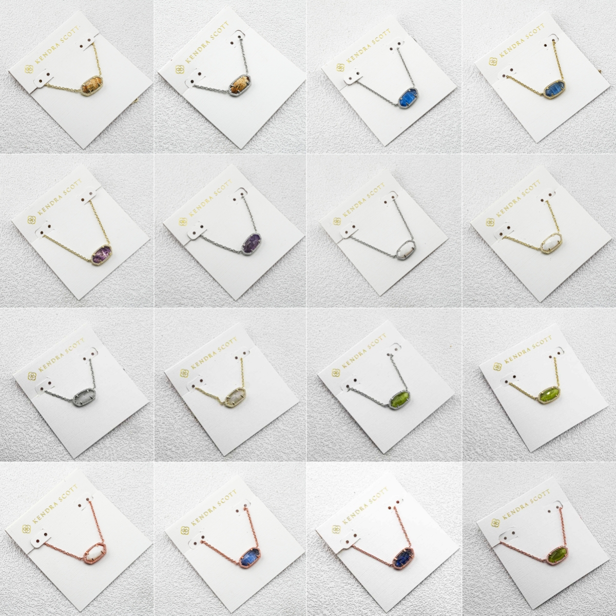 KS Fine Jewelry Crystal Nature Stone Pendant Necklaces Kendraly Necklace Jewelry Scotts Chain Elegance Female Collar As Christmas Gift