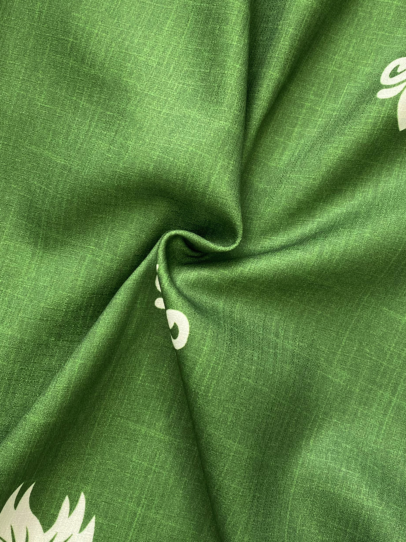 Women's Romantic Sexy Ruffle Sleeve Bodysuit & Floral Printed Wide-Leg Pants Set, Polyester Loose Vacation Outfit with White Top & Green Pants---