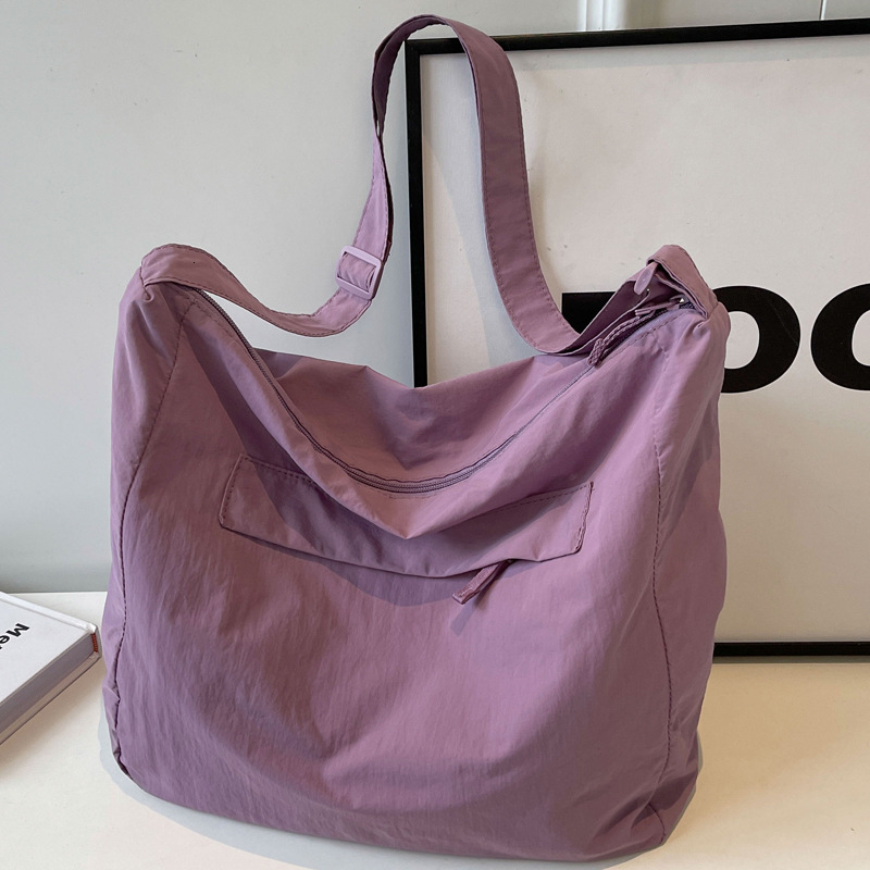 2025S Designer Women S Bag Large Capacity Tote For Women New Fashionable And Simple Casual Crossbody Bag Student Class Single Shoulder Bag