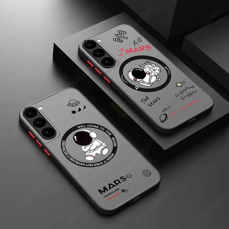 Magnetic Magsafe Astronaut Case For Samsung Galaxy S23 S22 Plus S21 S20 FE S24 Ultra Slim Hard PC Back S25 Cover