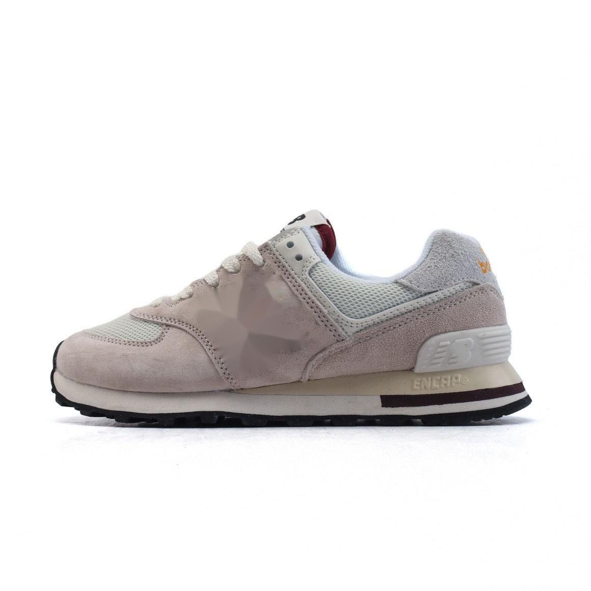 Running Shoes 574S Series Low-top Cushioning Pig Leather Breathable Sports Sneakers size 36-45