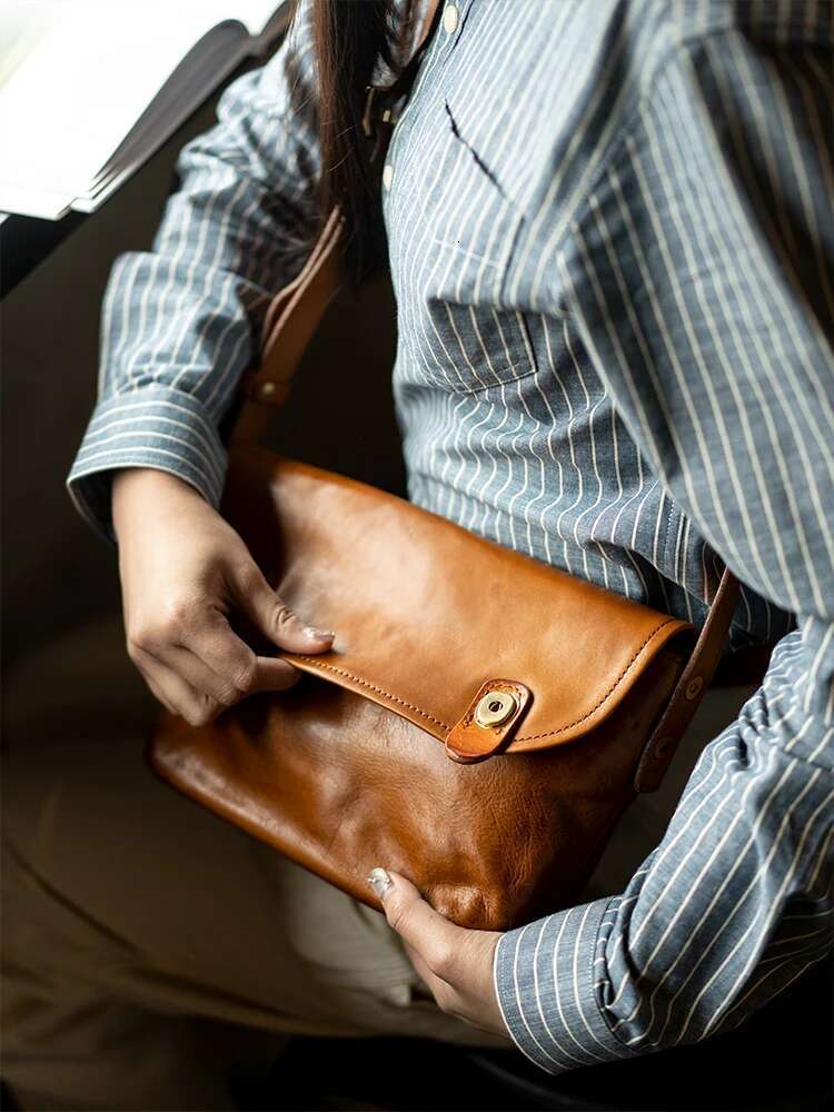 PNDME Outdoor Daily Work High Quality Cow Men Messenger Casual Vintage Handmade Genuine Leather Shoulder Bag