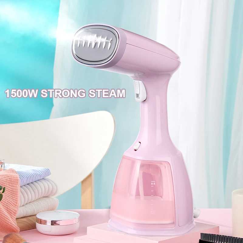 saengQ Steam Iron Garment Steamer Handheld Fabric 1500W Travel Vertical 350ml Mini Portable Home Travelling For Clothes Ironing C251106