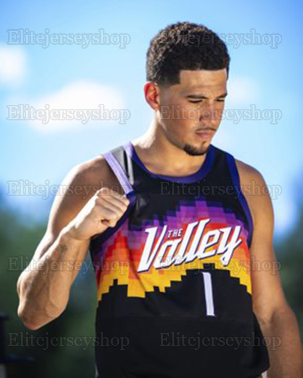 Custom basketball Jersey 2025-26 City Booker Jalen Green Mark Williams Goodwin