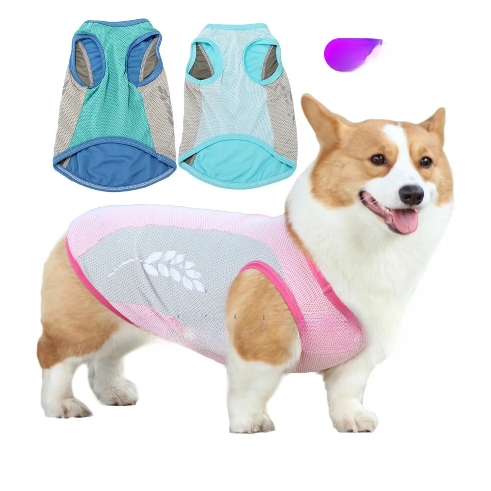 Pet It Summer Cooling Pet Vest Cooler Pomeranian Teddy Faldo Corgi Dog Clothes Reflective Dog Cooling Vest 250402