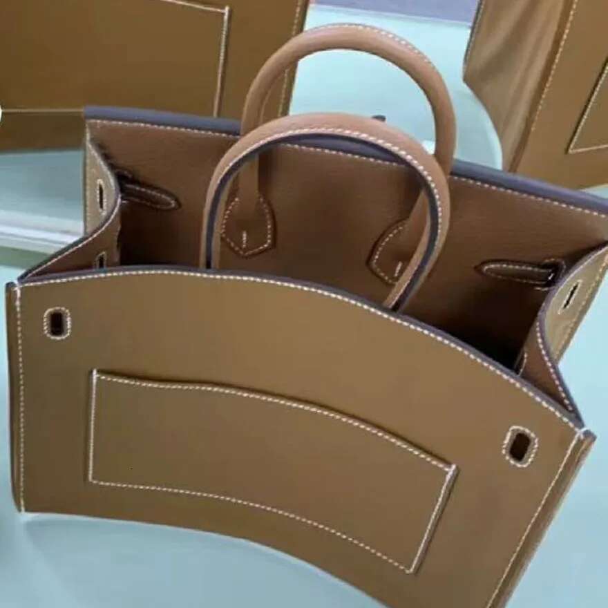 Large capacity women's Tote Real cowhide fashion tote High-quality shoulder Women's handmade commuter crossbody bag