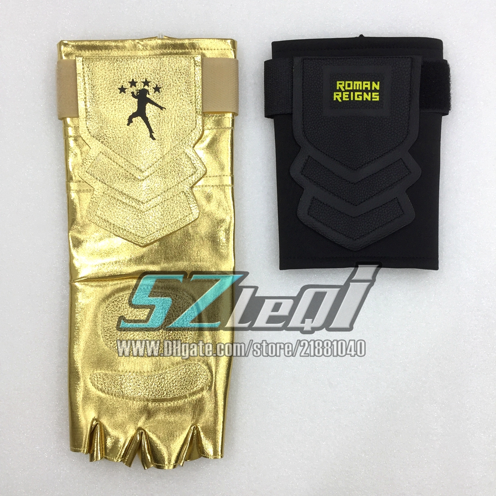 2025 New Premium Red Golden Motorcycle Gloves Set Roman Reigns With Sponge Gloves Weight Lifting Wrestling Outdoor Sports High Quality Free Shipping G
