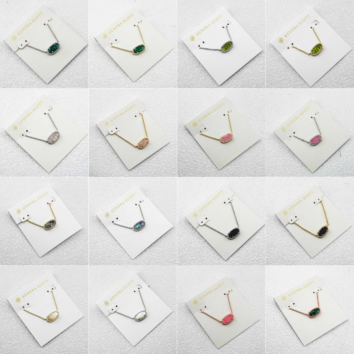 KS Fine Jewelry Diamond Nature Stone Pendant Necklaces Kendraly Necklace Jewelry Scotts Chain Elegance Female Collar As Christmas Gift