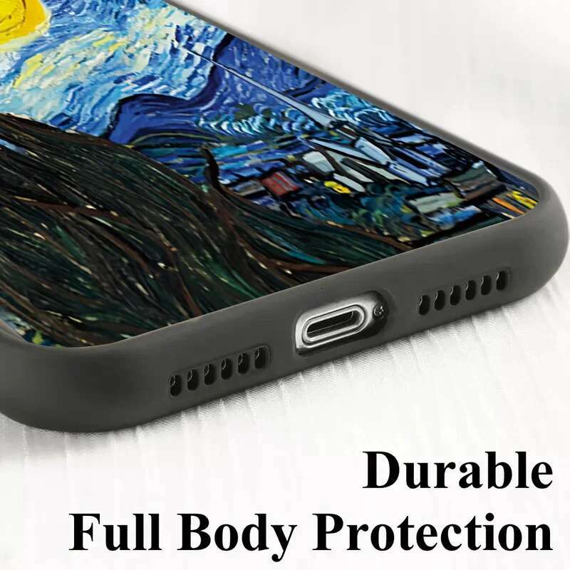 Oil Painting Van-Gogh Cat Case For Samsung Galaxy S25 S24 S23 S22 Ultra S21 FE A16 A14 A52 A15 A35 A13 A53 A55 A34 A54 4G Cover