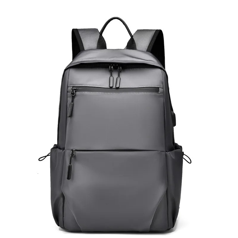 High capacity solid zipper waterproof nylon backpack business computer bag selling mens bag Paquete Masculino Mochila 250402