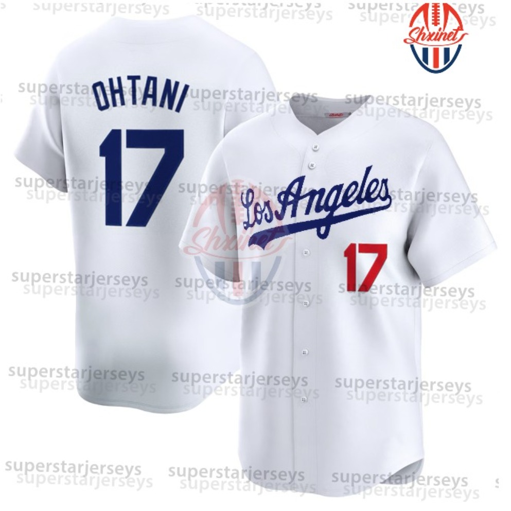2025 Custom Baseball Jersey Shohei 17 Ohtani Mookie 50 Betts 11 Roki Sasaki 18 Yamamoto Freddie 5 Freeman 34 Valenzuela No.34 Patch Men Women Youth
