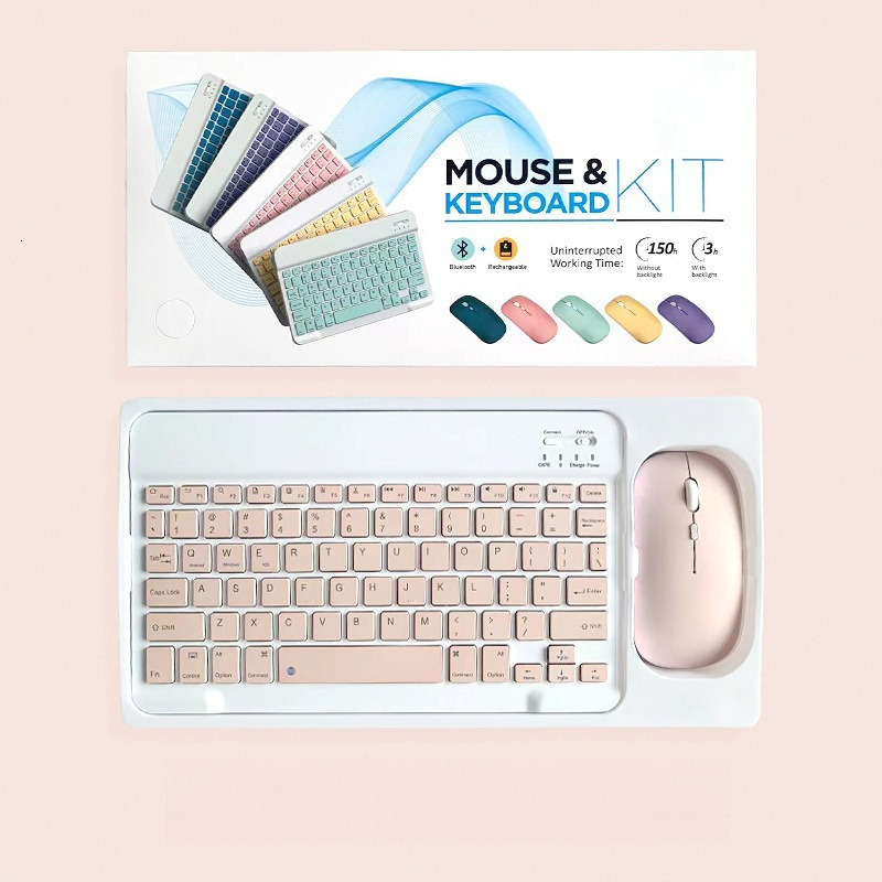The best-selling Mini Silent Mouse set Bluetooth keyboard is suitable for mobile phones and tablets