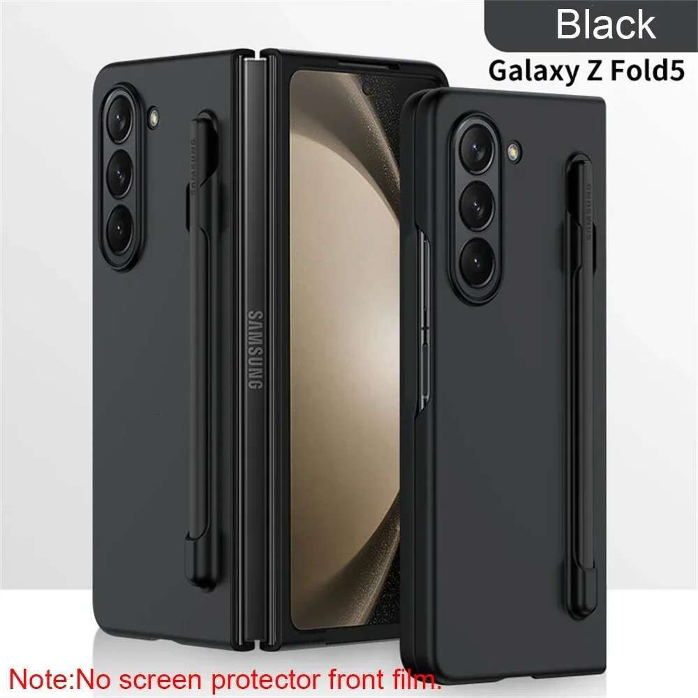 Skin Feel Slim Case for Samsung Galaxy Z 6 5 4 3 with Stylus Pen Slot Holder Plastic Fold Shockproof Protection Hard Cover