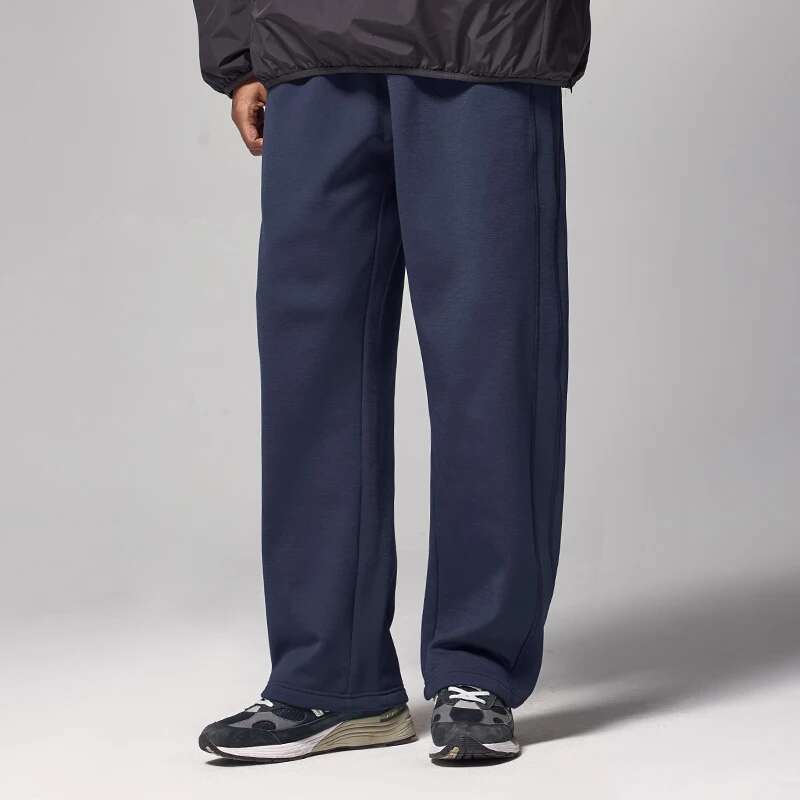 Unisex High-Stretch Sweatpants New Fleece-Ed Streetwear Casual Joggers For Men